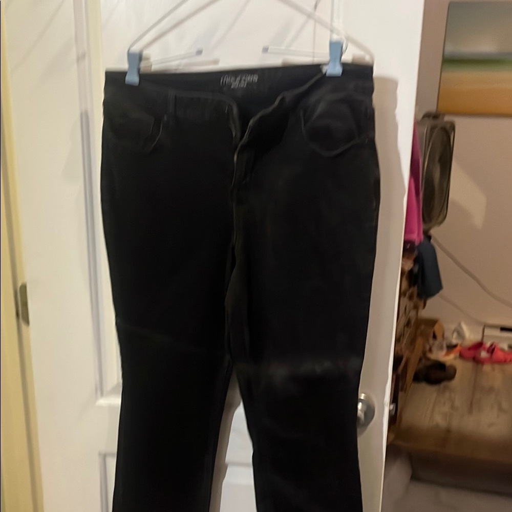 Maurices Mid-Rise Black Jeans